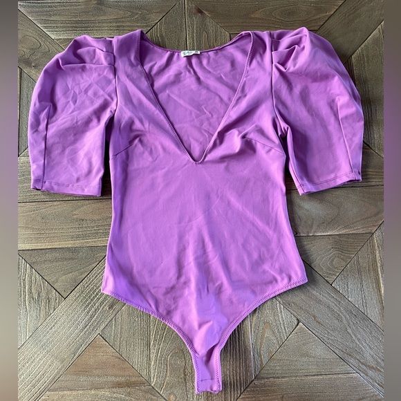 Wild berry free people va va voop body suit - Picture 5 of 8